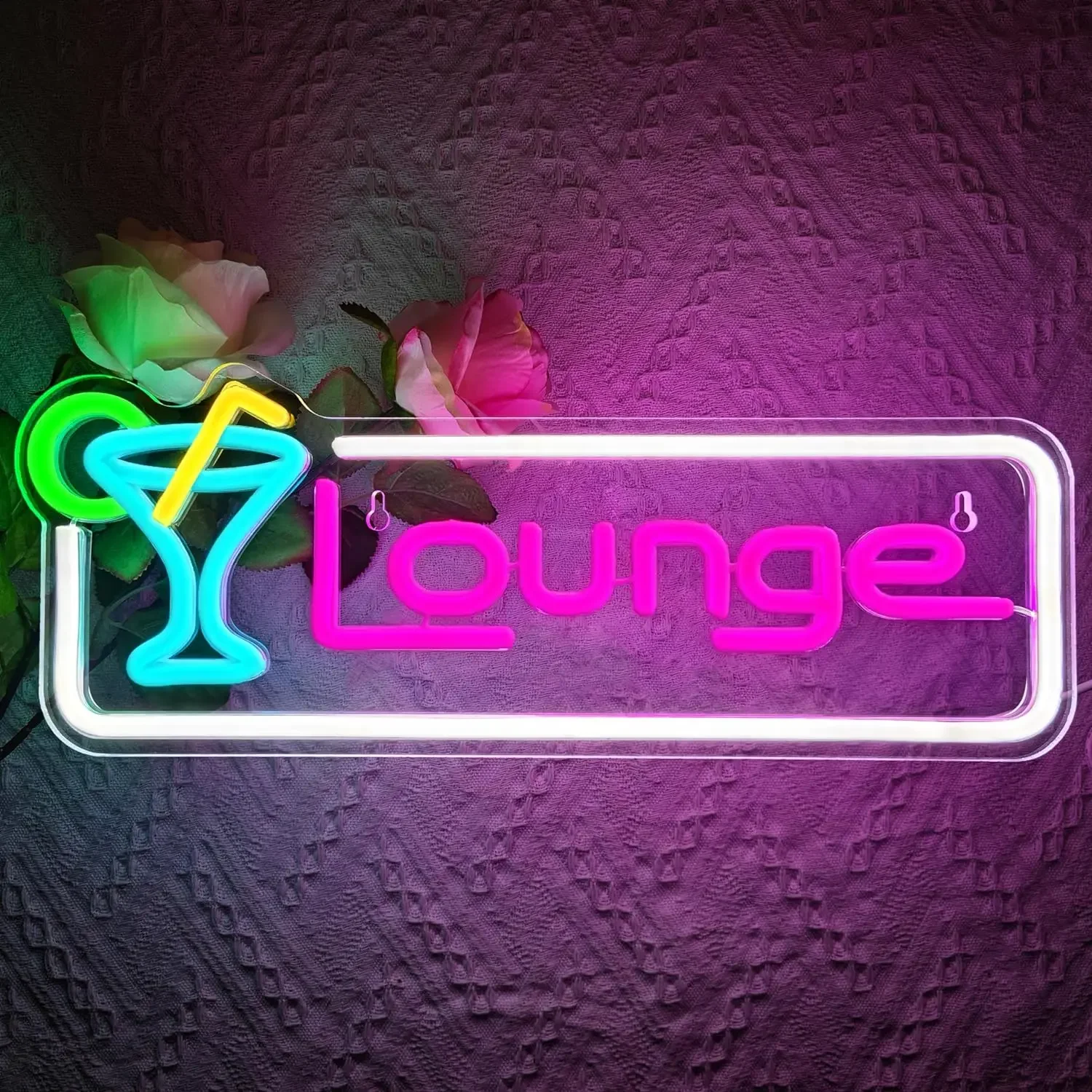 Home Bar Lounge - Светодиодная неоновая вывеска для лаунж-баров и