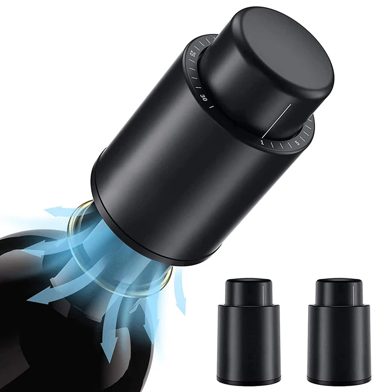 Вакуумная пробка для вина с фу – обзор и цена Wine Preservation Pump